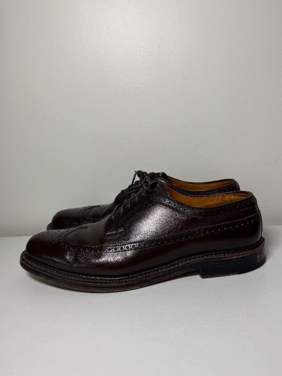 Alden® for J.Crew 97572 Longwing Bluchers - Dark Brown Leather | Size 10.5